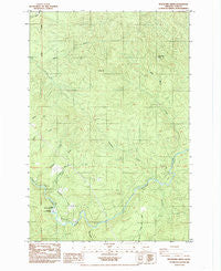 Woolford Creek Washington Historical topographic map, 1:24000 scale, 7.5 X 7.5 Minute, Year 1985
