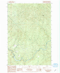 Woolford Washington Historical topographic map, 1:24000 scale, 7.5 X 7.5 Minute, Year 1985