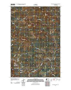 Woolford Creek Washington Historical topographic map, 1:24000 scale, 7.5 X 7.5 Minute, Year 2011