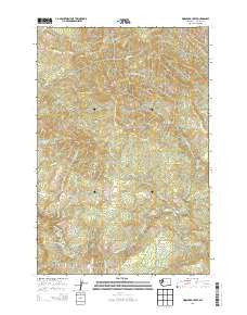 Woolford Creek Washington Current topographic map, 1:24000 scale, 7.5 X 7.5 Minute, Year 2013