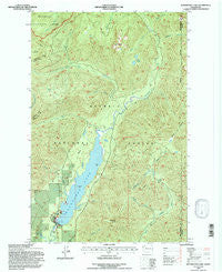 Wynoochee Lake Washington Historical topographic map, 1:24000 scale, 7.5 X 7.5 Minute, Year 1995