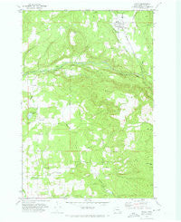 Yacolt Washington Historical topographic map, 1:24000 scale, 7.5 X 7.5 Minute, Year 1971