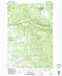 Yacolt Washington Historical topographic map, 1:24000 scale, 7.5 X 7.5 Minute, Year 1990