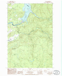 Yale Dam Washington Historical topographic map, 1:24000 scale, 7.5 X 7.5 Minute, Year 1986