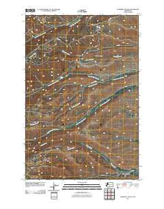 Yesmowit Canyon Washington Historical topographic map, 1:24000 scale, 7.5 X 7.5 Minute, Year 2011