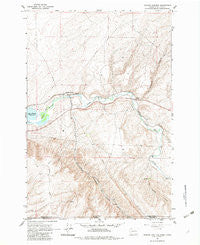 Zangar Junction Washington Historical topographic map, 1:24000 scale, 7.5 X 7.5 Minute, Year 1964
