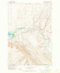Zangar Junction Washington Historical topographic map, 1:24000 scale, 7.5 X 7.5 Minute, Year 1964