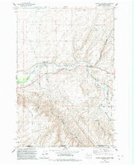 Zangar Junction Washington Historical topographic map, 1:24000 scale, 7.5 X 7.5 Minute, Year 1991