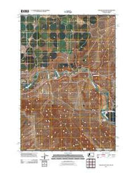 Zangar Junction Washington Historical topographic map, 1:24000 scale, 7.5 X 7.5 Minute, Year 2011