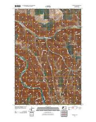 Zumwalt Washington Historical topographic map, 1:24000 scale, 7.5 X 7.5 Minute, Year 2011