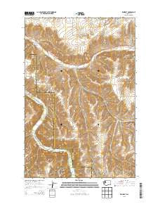 Zumwalt Washington Current topographic map, 1:24000 scale, 7.5 X 7.5 Minute, Year 2013