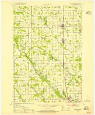 Abbotsford Wisconsin Historical topographic map, 1:48000 scale, 15 X 15 Minute, Year 1953