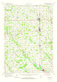 Abbotsford Wisconsin Historical topographic map, 1:62500 scale, 15 X 15 Minute, Year 1963