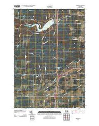 Abrams Wisconsin Historical topographic map, 1:24000 scale, 7.5 X 7.5 Minute, Year 2010