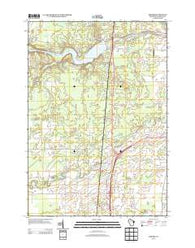 Abrams Wisconsin Historical topographic map, 1:24000 scale, 7.5 X 7.5 Minute, Year 2013