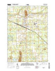 Adams Wisconsin Current topographic map, 1:24000 scale, 7.5 X 7.5 Minute, Year 2016