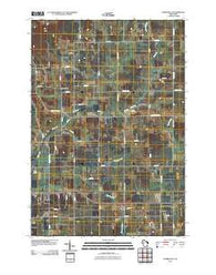 Albertville Wisconsin Historical topographic map, 1:24000 scale, 7.5 X 7.5 Minute, Year 2010