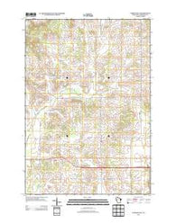 Albertville Wisconsin Historical topographic map, 1:24000 scale, 7.5 X 7.5 Minute, Year 2013