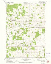 Albertville Wisconsin Historical topographic map, 1:24000 scale, 7.5 X 7.5 Minute, Year 1972