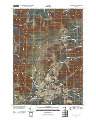 Alderwood Lake Wisconsin Historical topographic map, 1:24000 scale, 7.5 X 7.5 Minute, Year 2010