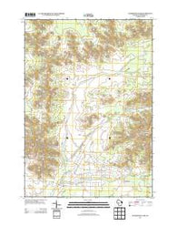 Alderwood Lake Wisconsin Historical topographic map, 1:24000 scale, 7.5 X 7.5 Minute, Year 2013