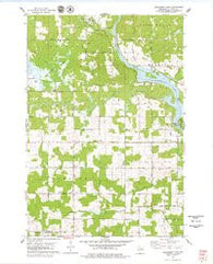 Alexander Lake Wisconsin Historical topographic map, 1:24000 scale, 7.5 X 7.5 Minute, Year 1978
