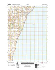 Algoma Wisconsin Historical topographic map, 1:24000 scale, 7.5 X 7.5 Minute, Year 2013