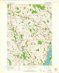 Allenton Wisconsin Historical topographic map, 1:24000 scale, 7.5 X 7.5 Minute, Year 1959