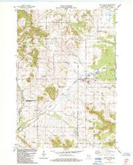 Alma Center Wisconsin Historical topographic map, 1:24000 scale, 7.5 X 7.5 Minute, Year 1984