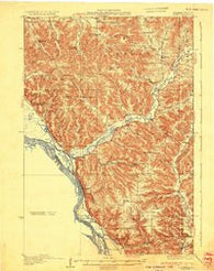 Alma Wisconsin Historical topographic map, 1:62500 scale, 15 X 15 Minute, Year 1932