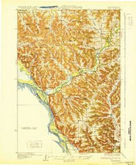 Alma Wisconsin Historical topographic map, 1:62500 scale, 15 X 15 Minute, Year 1932