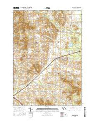 Alma Center Wisconsin Current topographic map, 1:24000 scale, 7.5 X 7.5 Minute, Year 2015