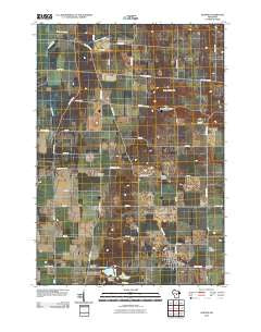 Almond Wisconsin Historical topographic map, 1:24000 scale, 7.5 X 7.5 Minute, Year 2010