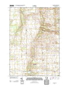 Almond Wisconsin Historical topographic map, 1:24000 scale, 7.5 X 7.5 Minute, Year 2013