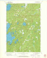 Alvin NW Wisconsin Historical topographic map, 1:24000 scale, 7.5 X 7.5 Minute, Year 1970