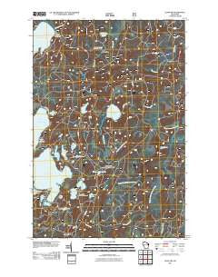Alvin NW Wisconsin Historical topographic map, 1:24000 scale, 7.5 X 7.5 Minute, Year 2011