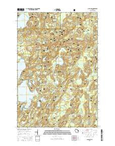 Alvin NW Wisconsin Current topographic map, 1:24000 scale, 7.5 X 7.5 Minute, Year 2015