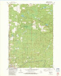 Amberg Wisconsin Historical topographic map, 1:24000 scale, 7.5 X 7.5 Minute, Year 1982