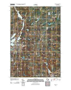 Amery Wisconsin Historical topographic map, 1:24000 scale, 7.5 X 7.5 Minute, Year 2010