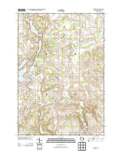 Amery Wisconsin Historical topographic map, 1:24000 scale, 7.5 X 7.5 Minute, Year 2013