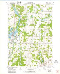Amery Wisconsin Historical topographic map, 1:24000 scale, 7.5 X 7.5 Minute, Year 1978