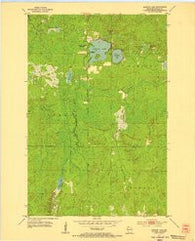 Amnicon Lake Wisconsin Historical topographic map, 1:24000 scale, 7.5 X 7.5 Minute, Year 1954