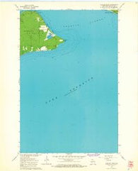 Amnicon Point Wisconsin Historical topographic map, 1:24000 scale, 7.5 X 7.5 Minute, Year 1964