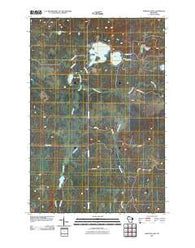Amnicon Lake Wisconsin Historical topographic map, 1:24000 scale, 7.5 X 7.5 Minute, Year 2010