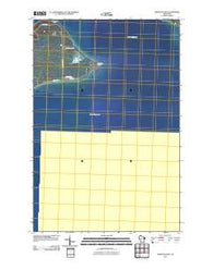Amnicon Point Wisconsin Historical topographic map, 1:24000 scale, 7.5 X 7.5 Minute, Year 2010