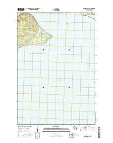 Amnicon Point Wisconsin Current topographic map, 1:24000 scale, 7.5 X 7.5 Minute, Year 2015