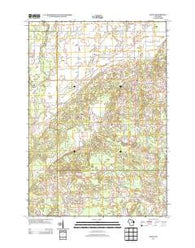 Aniwa Wisconsin Historical topographic map, 1:24000 scale, 7.5 X 7.5 Minute, Year 2013