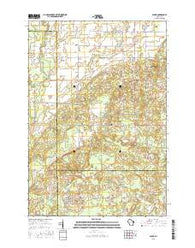 Aniwa Wisconsin Current topographic map, 1:24000 scale, 7.5 X 7.5 Minute, Year 2015
