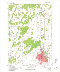 Antigo Wisconsin Historical topographic map, 1:24000 scale, 7.5 X 7.5 Minute, Year 1973