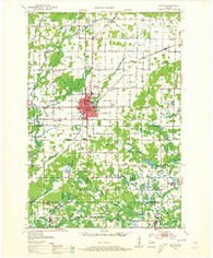 Antigo Wisconsin Historical topographic map, 1:48000 scale, 15 X 15 Minute, Year 1952